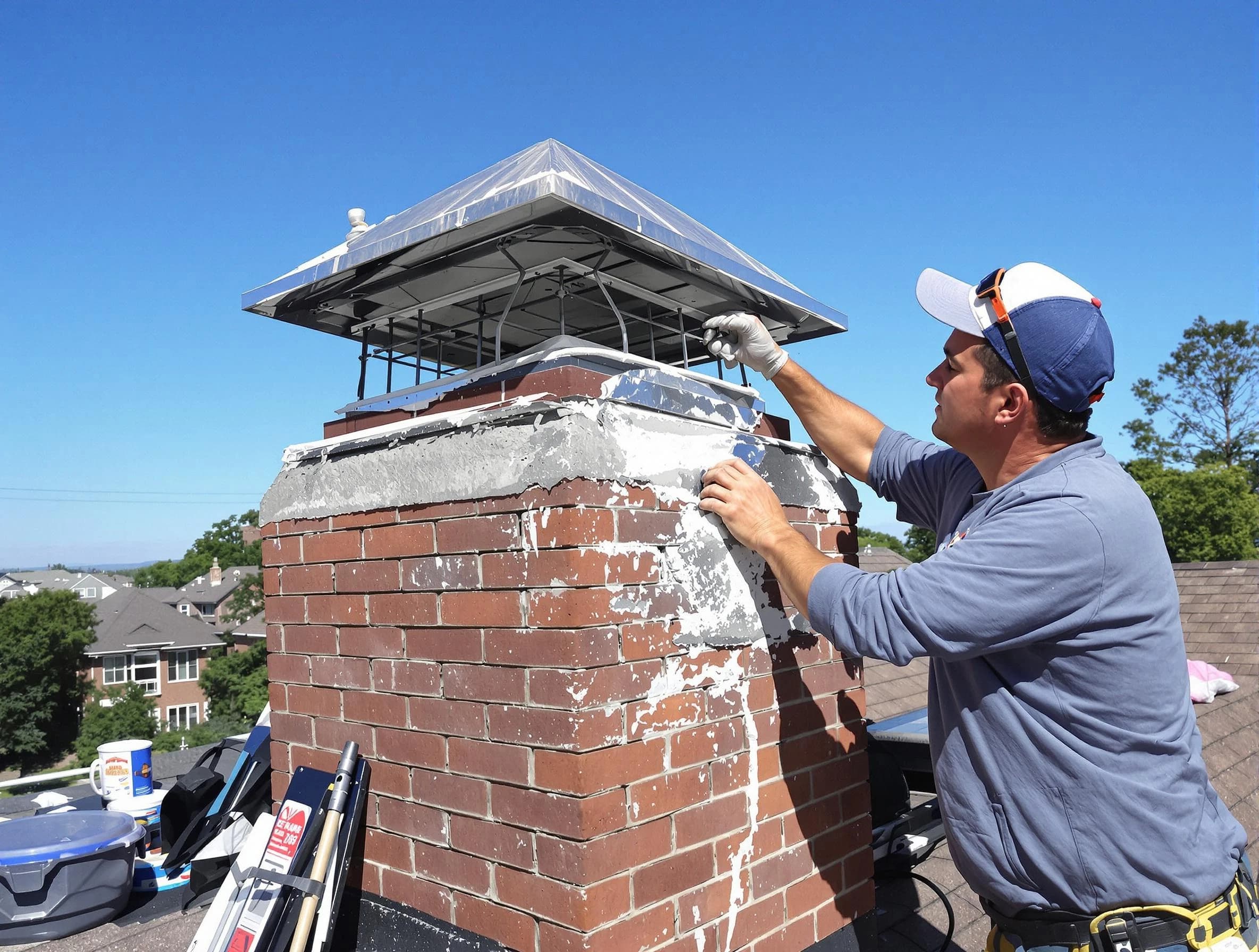 Chimney Crown Services service in Buford, GA